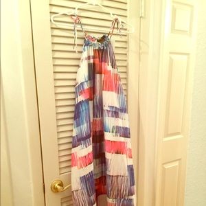 Anthropology dress, maxi